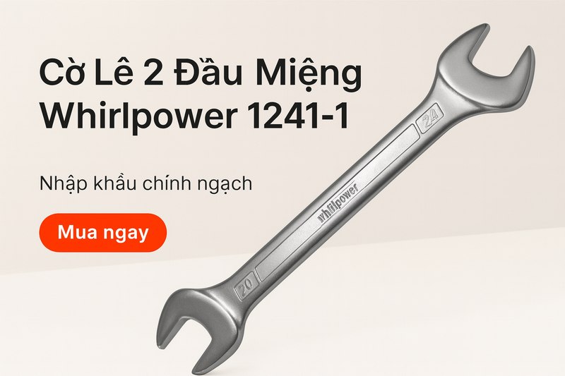 Cờ Lê 2 đầu miệng Whirlpower 1241-1 chất lượng cao
