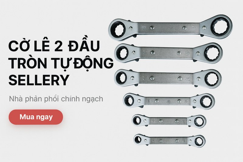 Cờ Lê 2 Đầu Tròn Tự Động Sellery