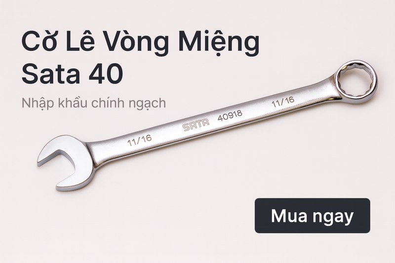 Cờ Lê Vòng Miệng Sata 40