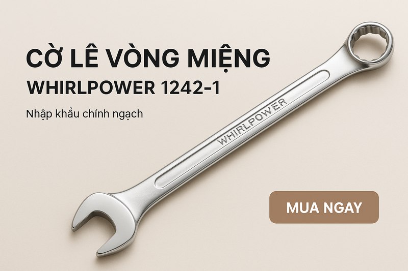Cờ Lê Vòng Miệng Whirlpower 1242-1 chính hãng