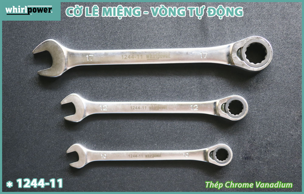 Cờ lê vòng miệng - đầu vòng tự động Whirlpower 1244-1