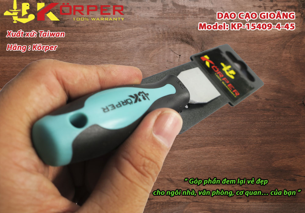 Chất liệu và thiết kế vượt trội của DAO CẠO GIOĂNG KORPER KP-15409-4-45
