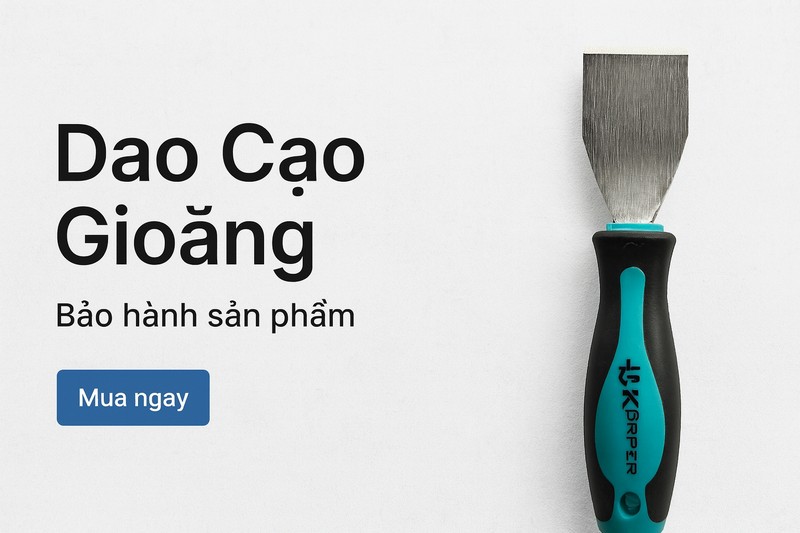 Dao Cạo Gioăng Korper KP-15409-4-45 chính hãng, chuyên dụng cho gara và xưởng cơ khí