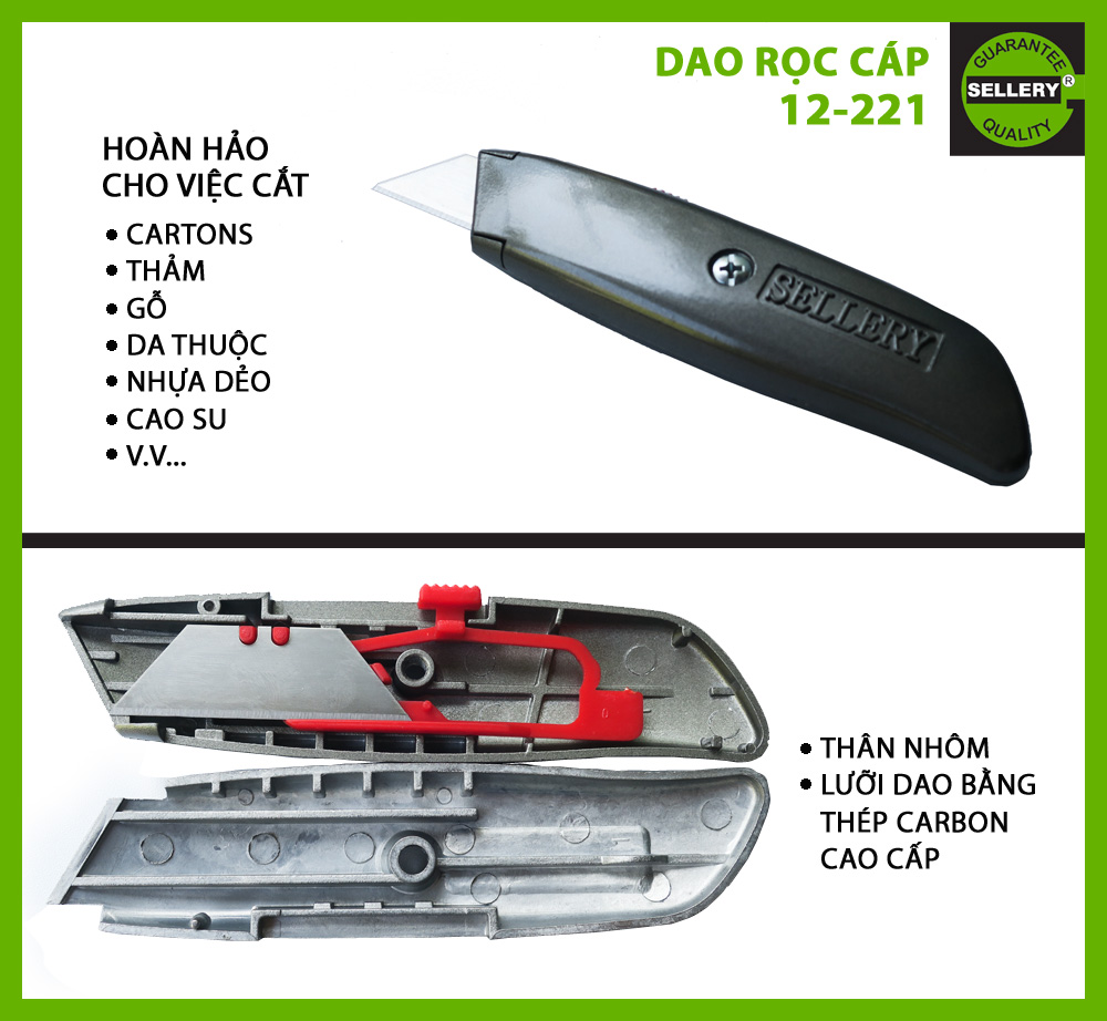 Đánh giá Dao Rọc Cáp Sellery so với các mẫu giá rẻ phổ biến