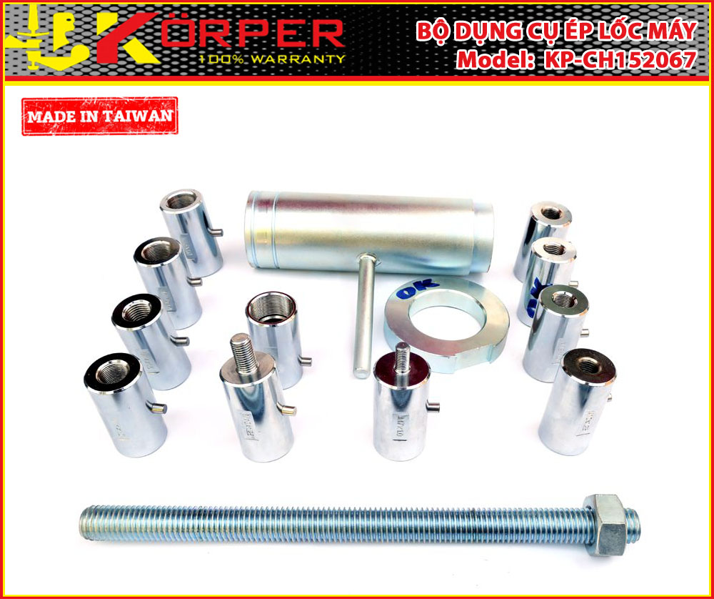 Bộ dụng cụ ép lốc máy Körper KP-CH152067