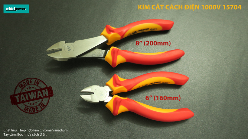 Nên chọn kìm cắt cách điện Whirlpower hay loại giá rẻ?