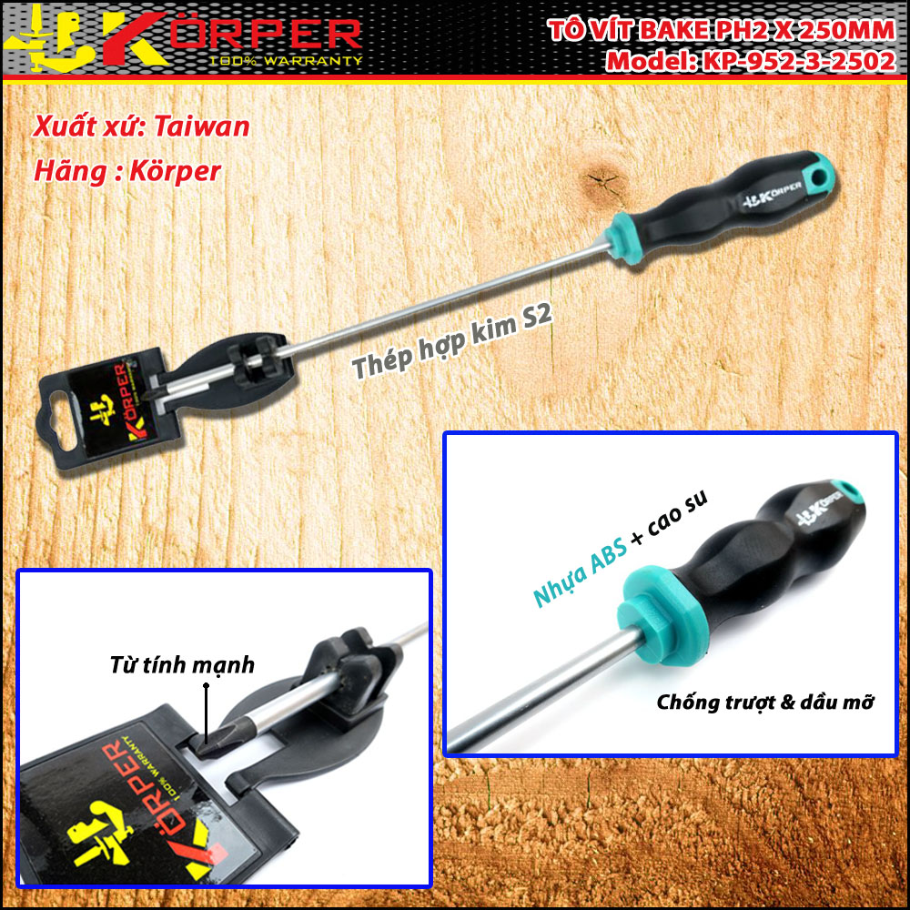 Tô vít bake Körper có gì nổi bật so với các loại thông thường?