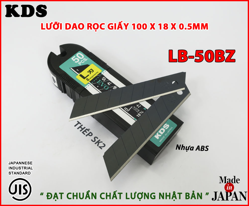 LƯỠI DAO ĐA NĂNG 18MM KDS LB-50BZ