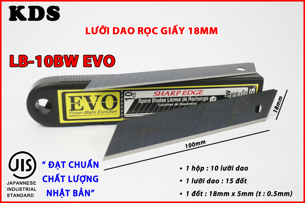 LƯỠI DAO NHIỀU ĐỐT KDS LB-10BWEVO