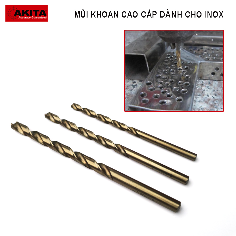 Mũi Khoan Sắt Inox Akita Chuyên Dụng