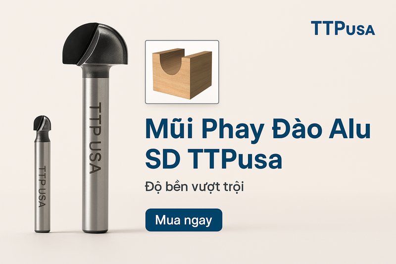 banner Mũi Phay Đào Alu SD TTPusa