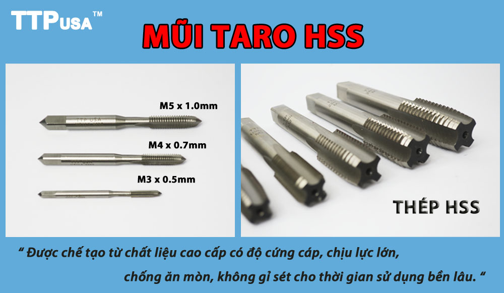 Ưu điểm nổi bật của Mũi Taro TTPusa