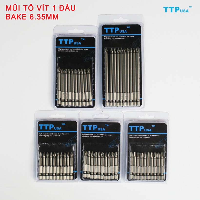 Mũi Tô Vít Một Đầu 1/4" TTPusa (6.35mm)