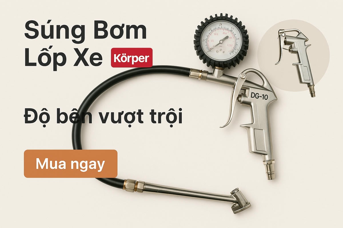 banner Súng Bơm Lốp Xe Korper KP-B103-4