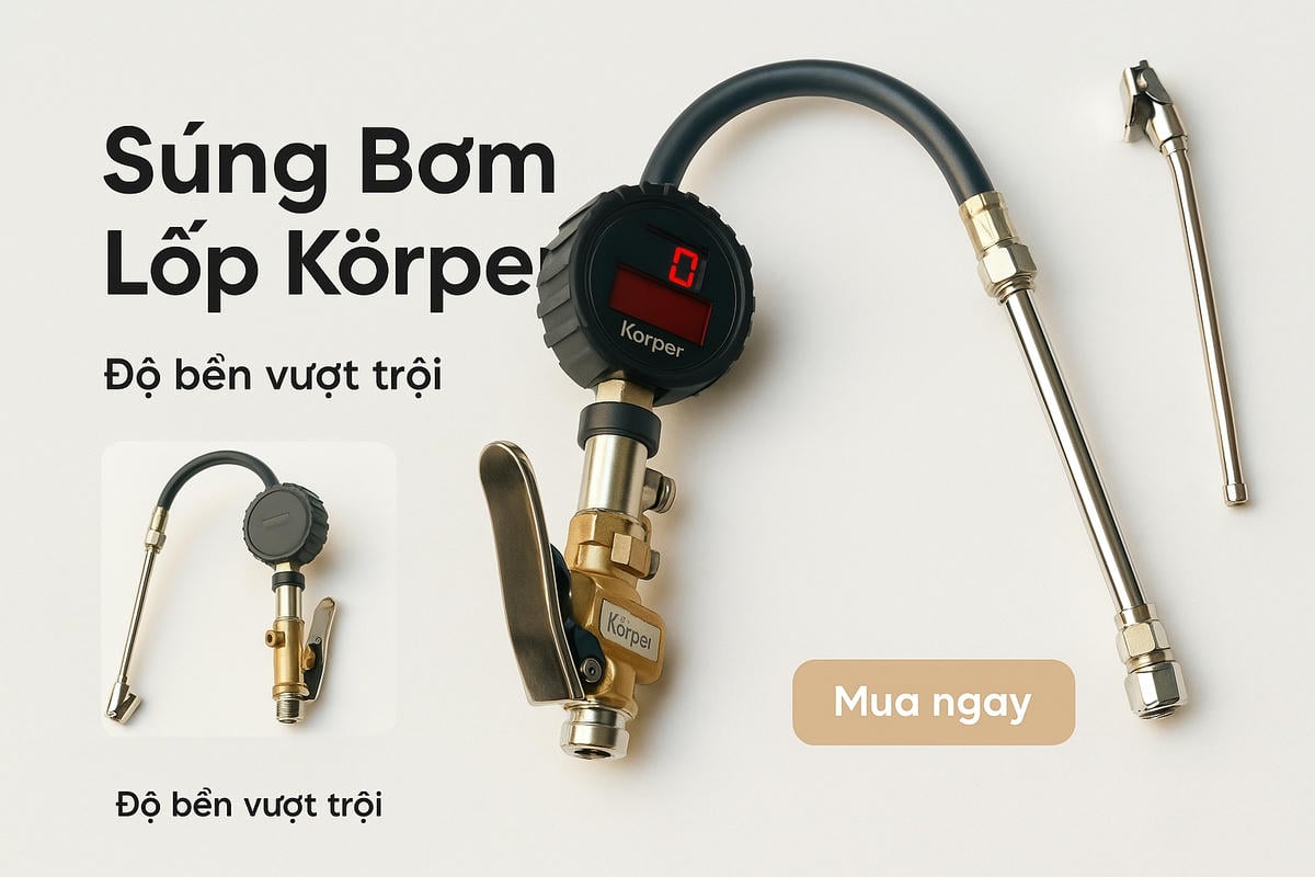 banner Súng bơm lốp Korper