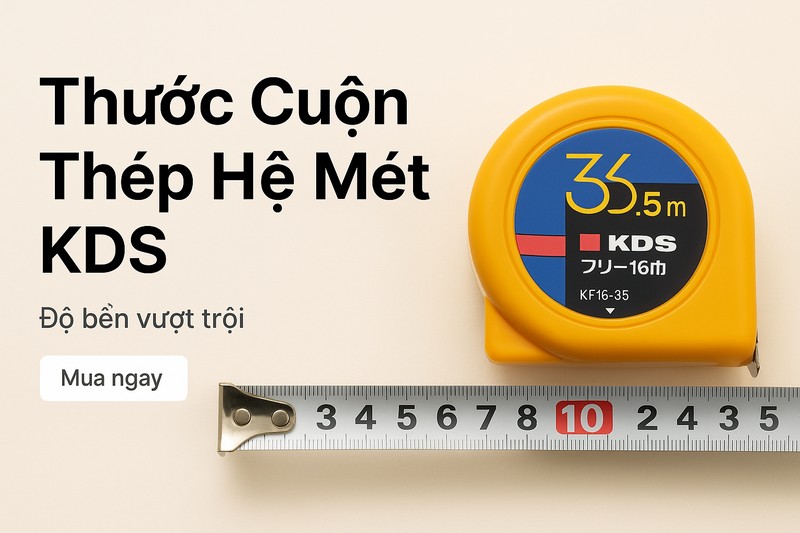 Thước Cuộn Thép Hệ Met KDS KF16-35
