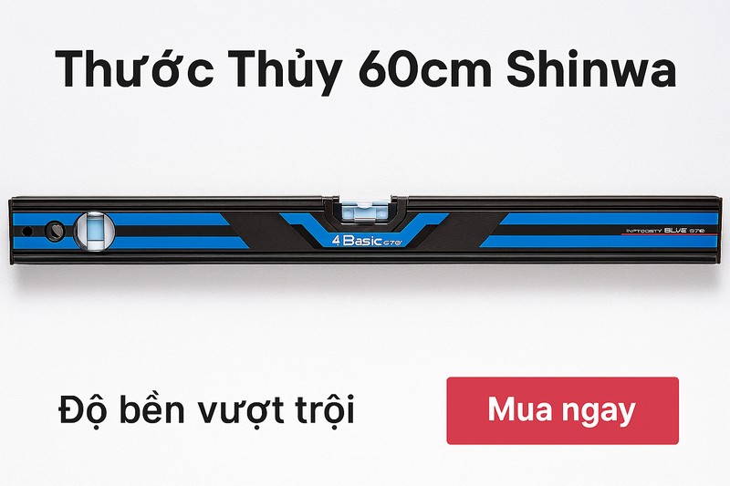 Banner Thước Thủy 60cm Shinwa