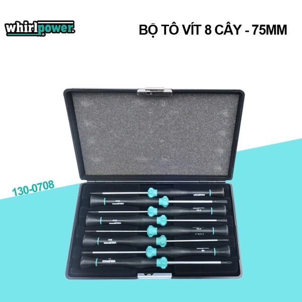 Bộ Tô Vít Điện Tử 8 Cây Whirlpower 130-0708