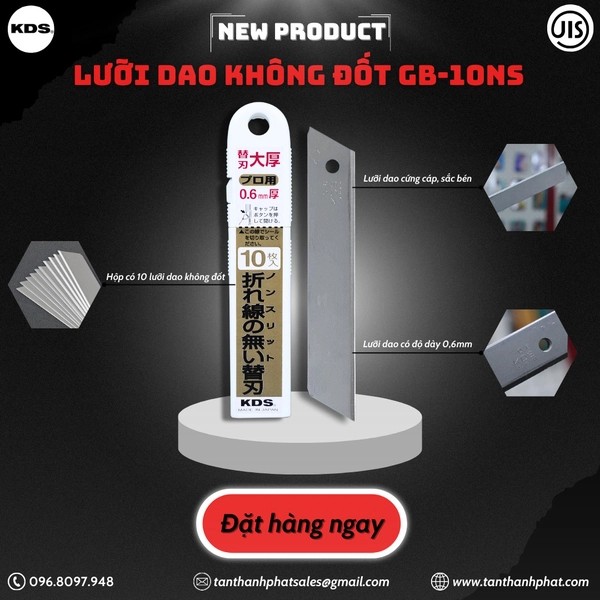 Đặc điểm nổi bật của lưỡi dao không đốt.