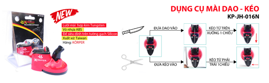 Dụng cụ mài dao kéo Korper