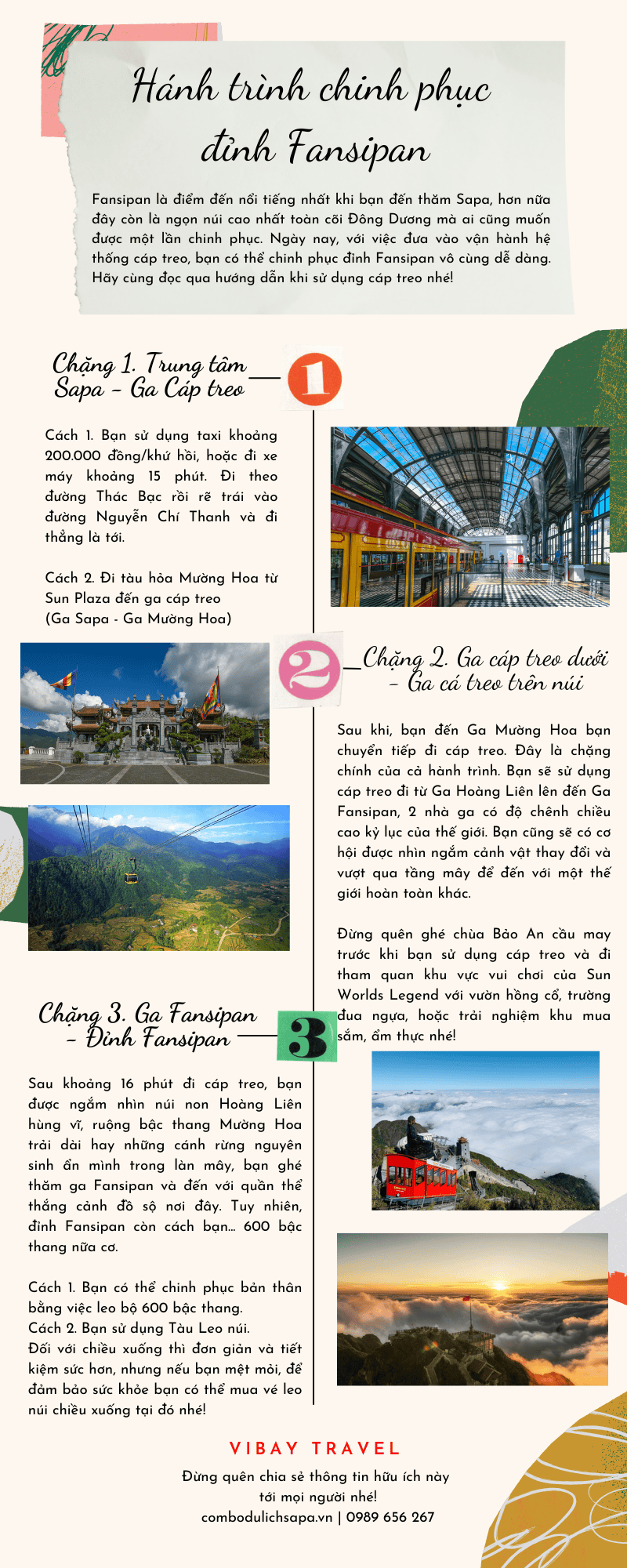 Hướng dẫn di chuyển và chinh phục Fansipan 2025