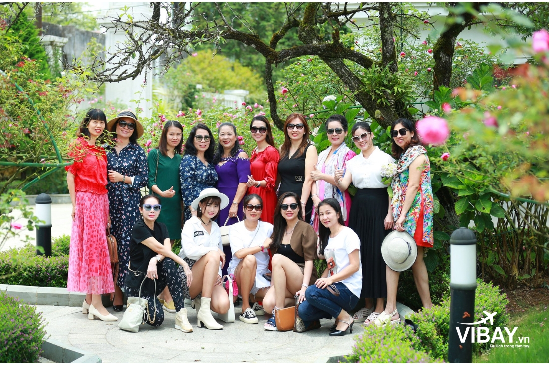 Silk Path Grand Sapa vườn hoa