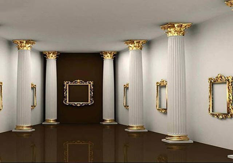 Cột nhà tân cổ điển trong không gian nội thất biệt thự đáng ngưỡng mộ