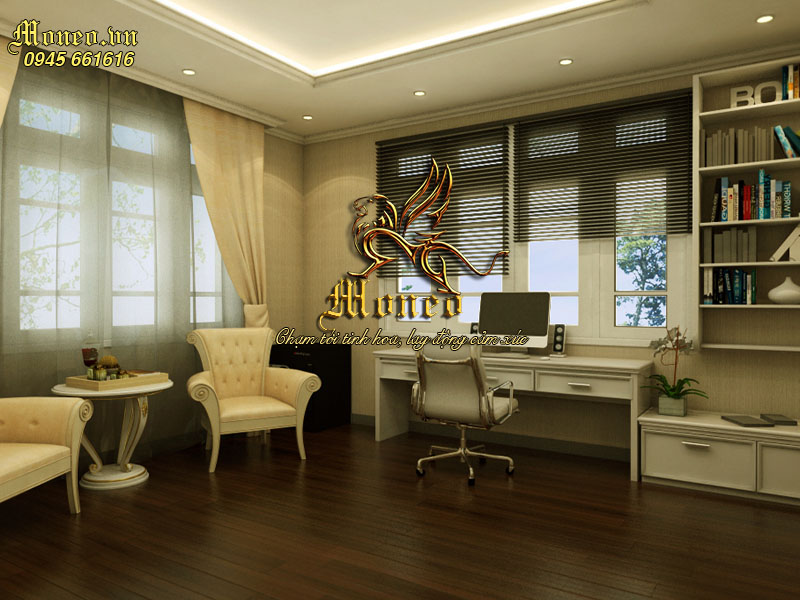 mẫu biệt thự 2 tầng mái thái hiện đại