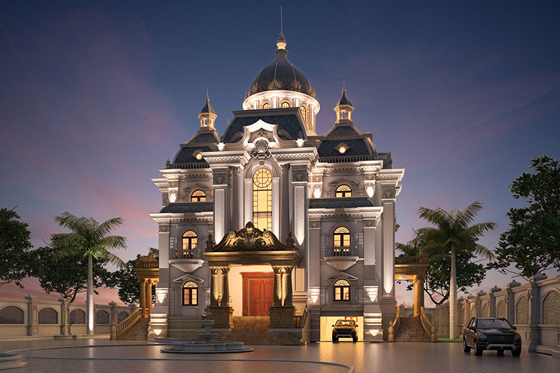 mẫu lâu đài nhỏ đẹp