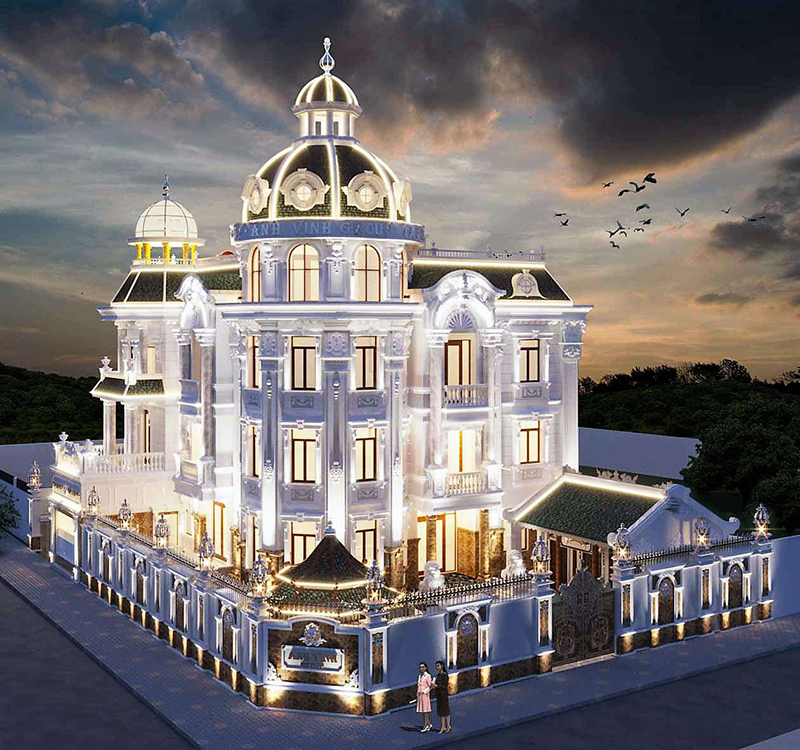 lưu ý khi thiết kế lâu đài dinh thự