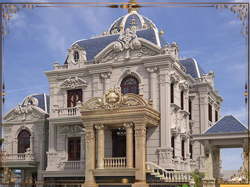 Mẫu thiết kế nhà biệt thư 3 tầng cổ điển