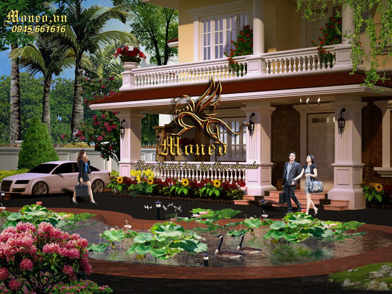 thiết kế biệt thự 200m2