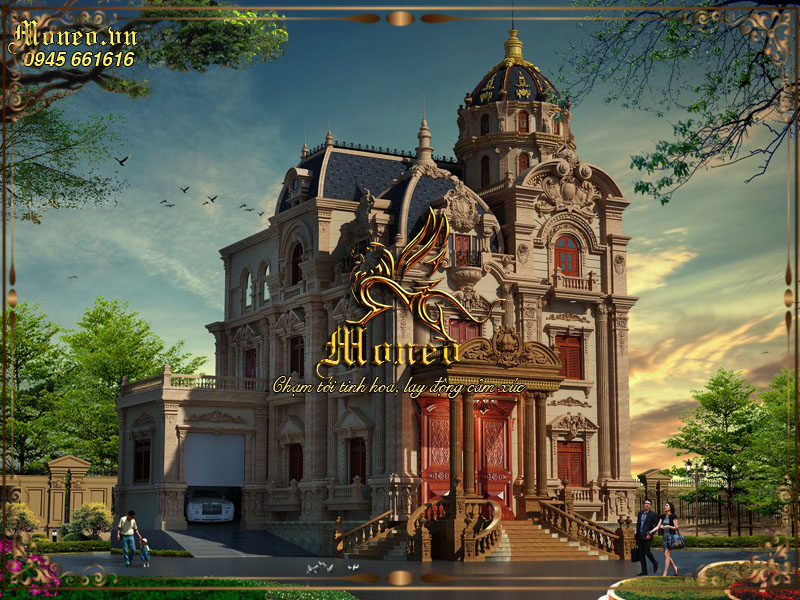 thiết kế biệt thự cổ điển pháp