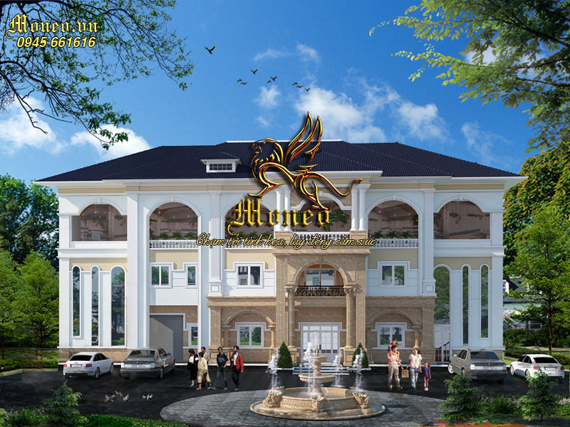 mặt tiền thiết kế nhà ở kiêm kinh doanh cafe