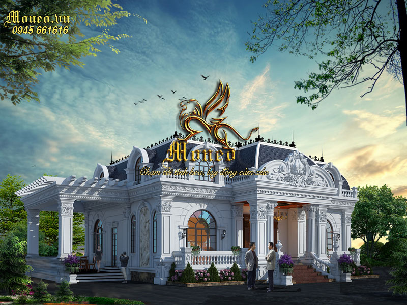 mẫu nhà biệt thự vườn cao cấp cổ điển sang trọng