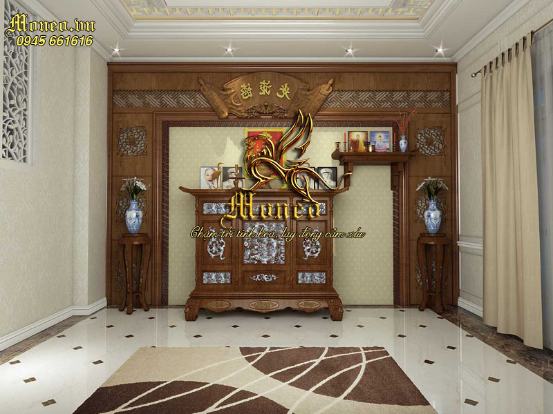 mẫu nhà 2 tầng mái thái tân cổ điển 250m2 đẹp