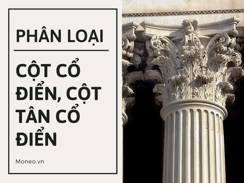 Phân loại cột cổ điển, cột nhà tân cổ điển