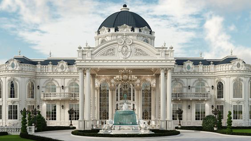 mẫu thiết kế biệt thự cổ điển