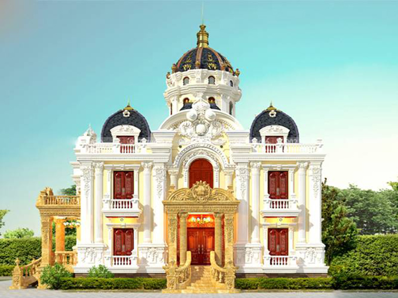 mẫu thiết kế biệt thự cổ điển