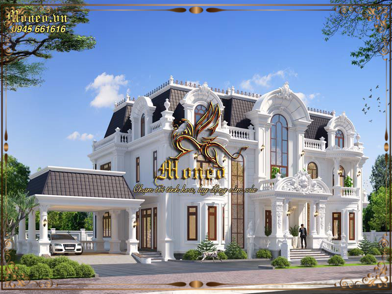 thiết kế biệt thự cổ điển pháp
