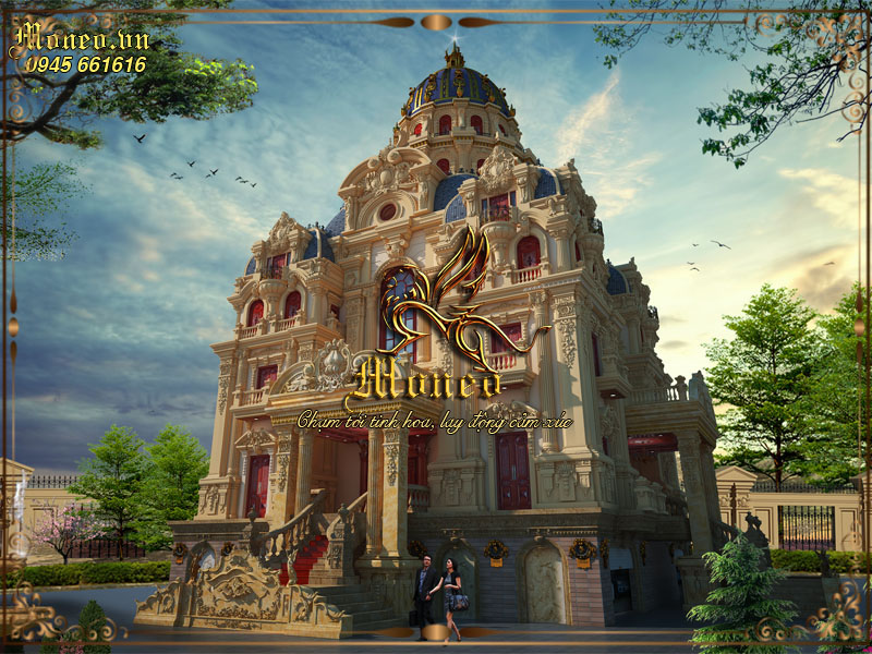 thiết kế biệt thự cổ điển pháp