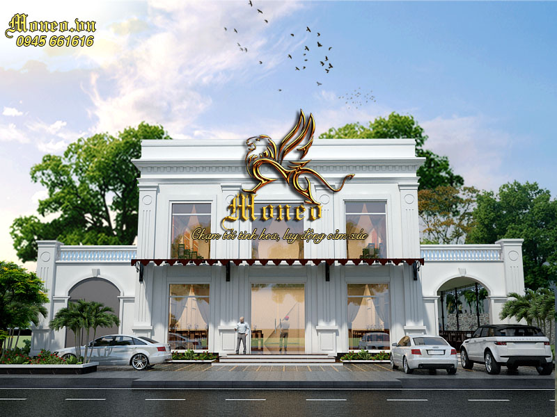Mặt tiền nhà hàng tân cổ điển