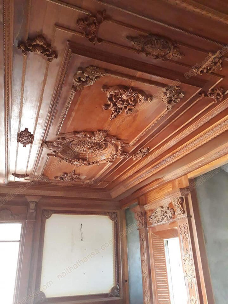 thiết kế nội thất gỗ phong cách cổ điển