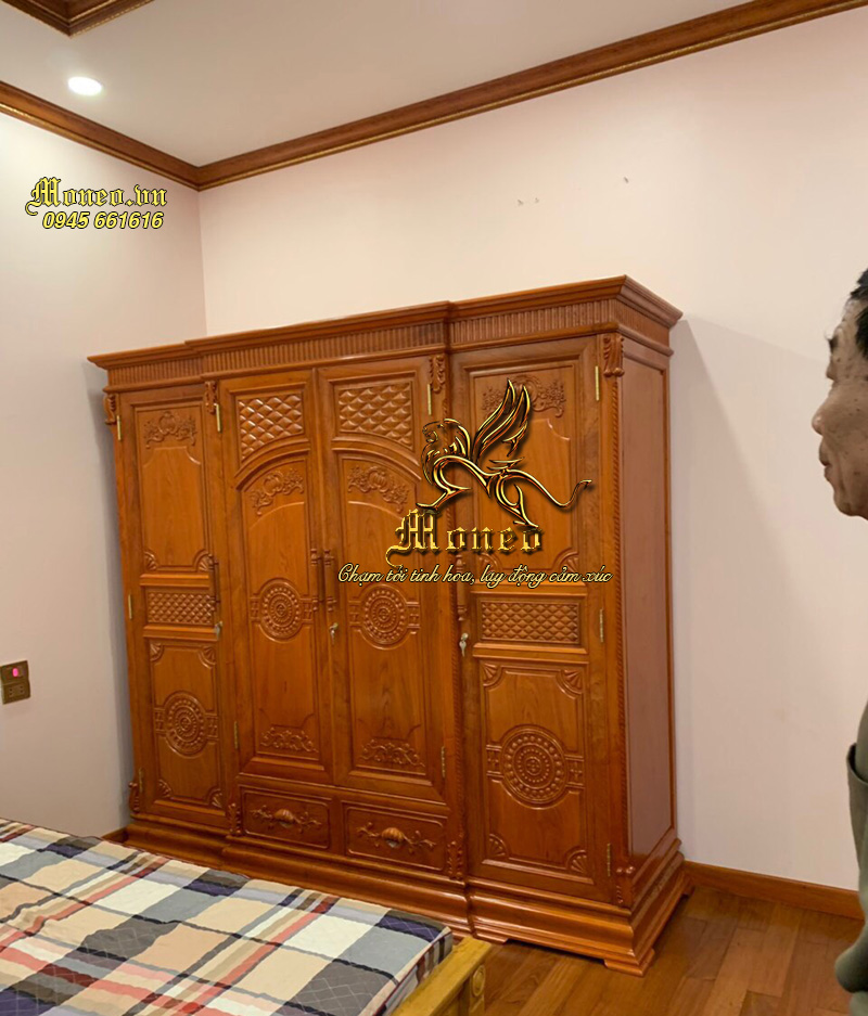 thiết kế nội thất gỗ phong cách cổ điển