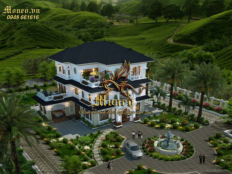 hình ảnh biệt thự vườn cao cấp