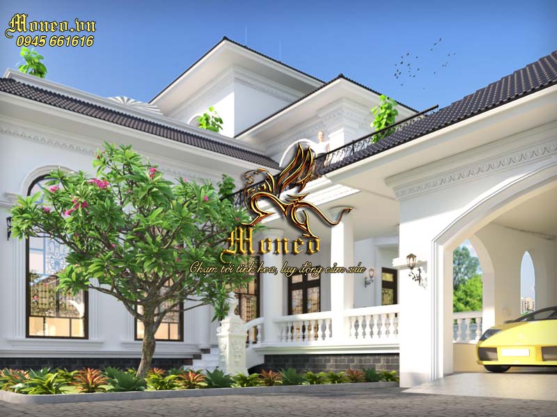 Không gian thiết kế biệt thự nhà vườn phong cách châu âu