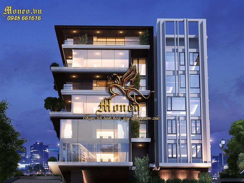 kiến trúc mẫu thiết kế tòa nhà văn phòng