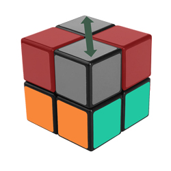 cách giải rubik 2x2 - bước 2: trường hợp 3