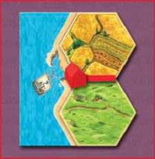 The Settlers of Catan Board Game Chiến Thuật Khai Hoang Vùng Đất Mới Hộp Đời Cổ