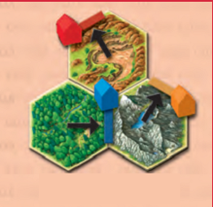 The Settlers of Catan Board Game Chiến Thuật Khai Hoang Vùng Đất Mới Hộp Đời Cổ